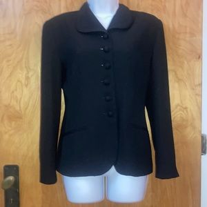 Black David Ramin Jacket Blazer - Size 4